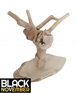 Java Wood Tiny Tree Parrot Stand